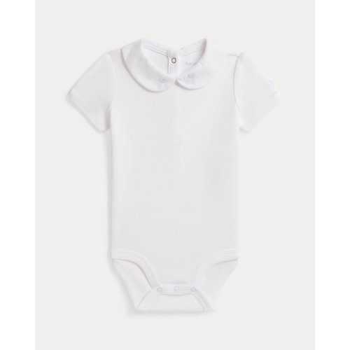 Bear-Embroidered Cotton Bodysuit for Baby Boys | Ralph Lauren