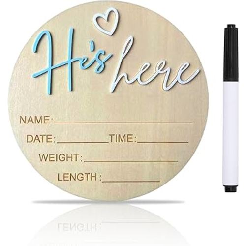 Baby Announcement Sign 709 (Blue-Boy)