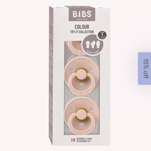 BIBS Try-It Collection 3-Pack - Blush: Stylish Variety – Bibsworld store US