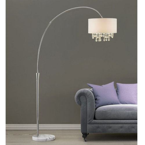 Rosdorf Park Naglee 81" Arched Floor Lamp & Reviews | Wayfair