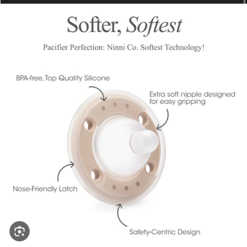 Ninni Pacifier Petal Pink 4 Pack