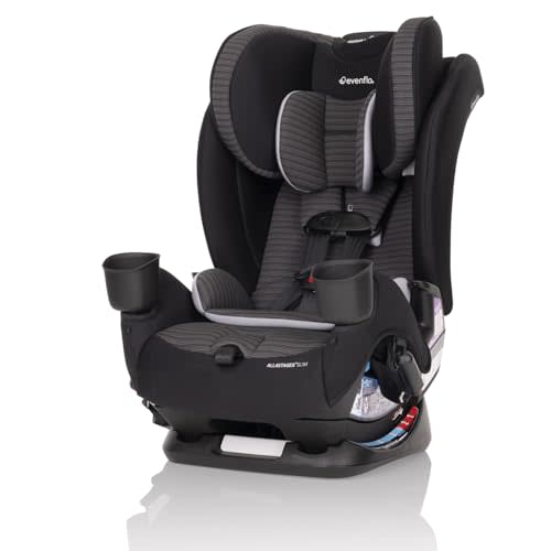 Evenflo All4Stages Slim 4-in-1 Convertible Car Seat (Tybee Black)