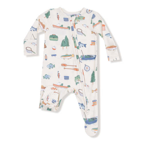 2-Way Zip Footie, Fishing Things