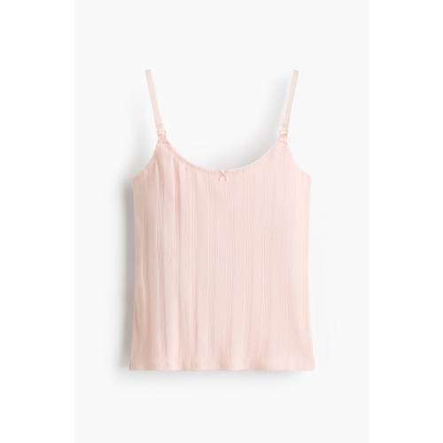 MAMA POINTELLE NURSING STRAPPY TOP
