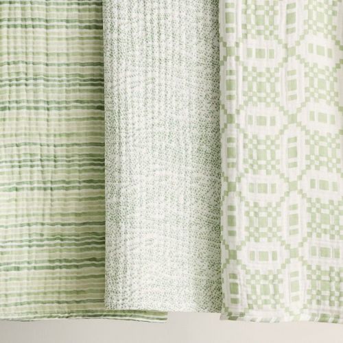 Mint Organic Cotton Swaddle Set