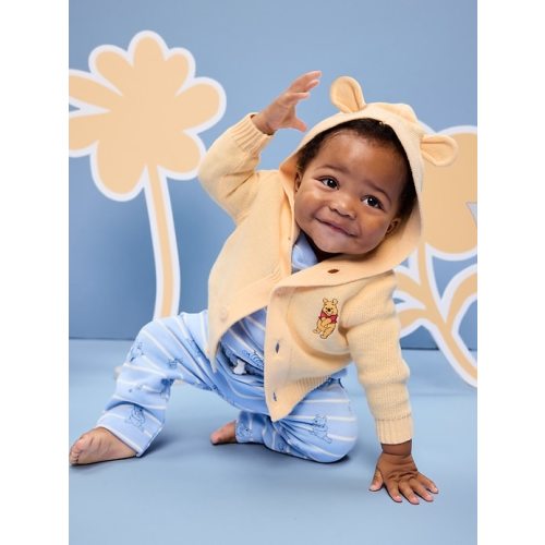 Old Navy x Disney Winnie the Pooh Hooded Button-Front Sweater for Baby