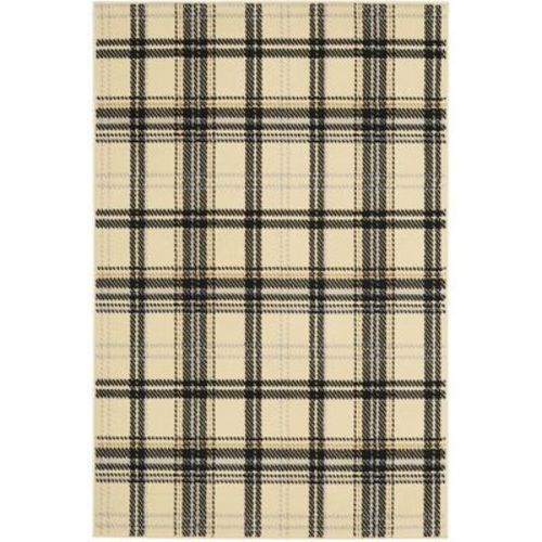 Nourison Grafix Contemporary Plaid Area Rug