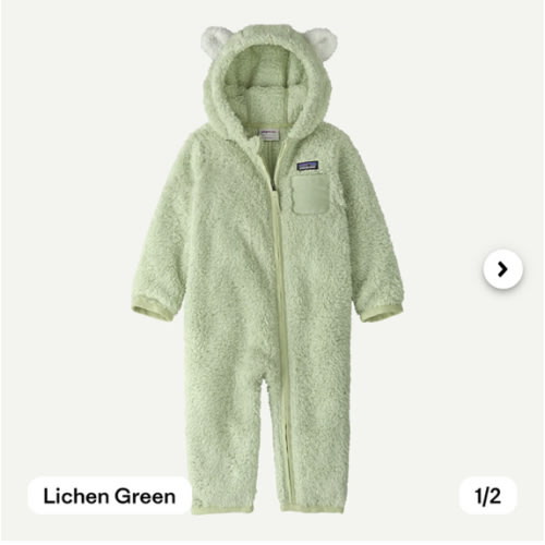 Patagonia Baby Furry Friends Fleece Bunting