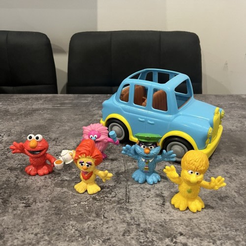 The Furchester Hotel Monster Shuttle Blue Car Cbeebies Figures Bundle Toys