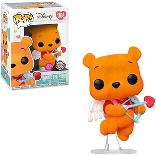 Funko Disney Winnie The Pooh Pop! Valentines Winnie The Pooh Flocked Vinyl Figure Hot Topic Exclusive