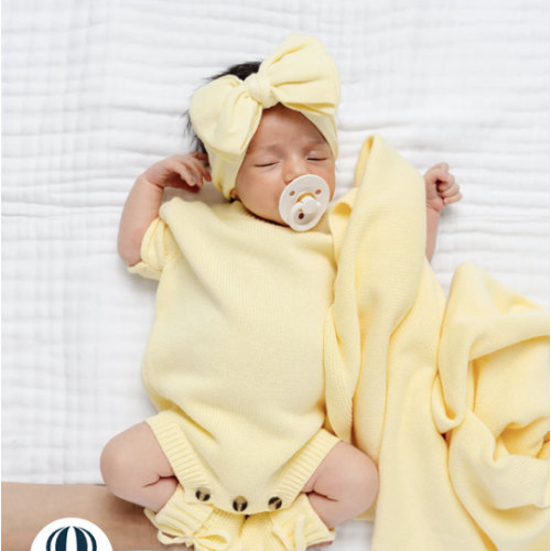 Knit Onesie - Butter Yellow