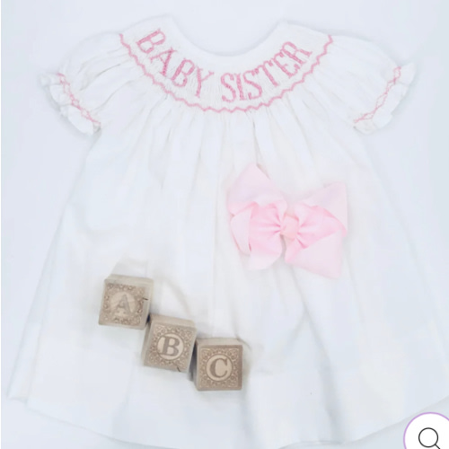 Baby Sister Bishop Dress – Pleats and Stitches