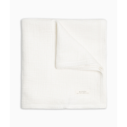 Muslin Swaddle Blanket in Coconut