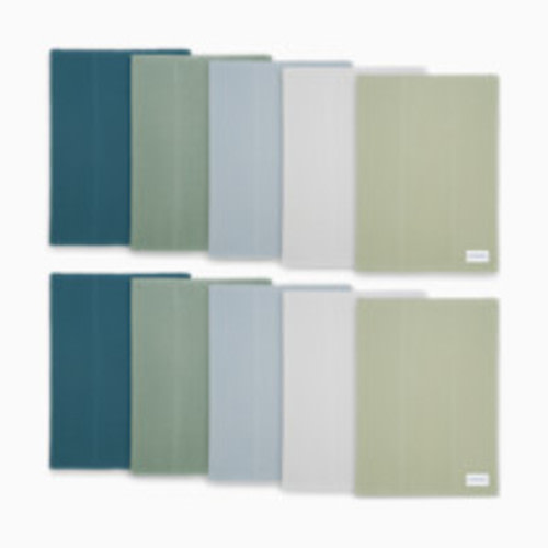 Comfy Cubs Baby Cotton Burp Cloths (10 Pack) - Multi Boy