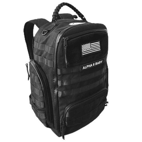 Diaper Changing Backpack | Diaper Bag for Dads w/Changing Pad, Discrete Concealed Pocket for Personal Items