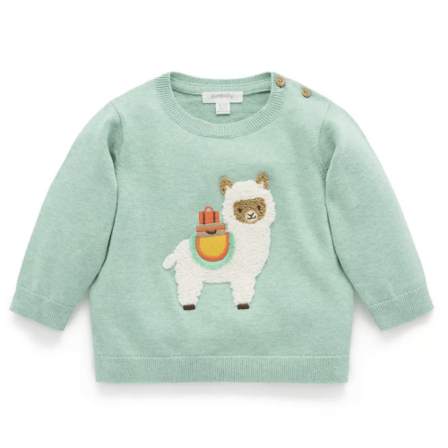 Purebaby
Unisex Llama Knit Sweater - Baby