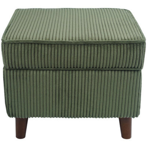 Latitude Run® 18.5" W Upholstered Corduroy Ottomans for Living Room,Bedroom,Storage Footstools Seating & Reviews | Wayfair