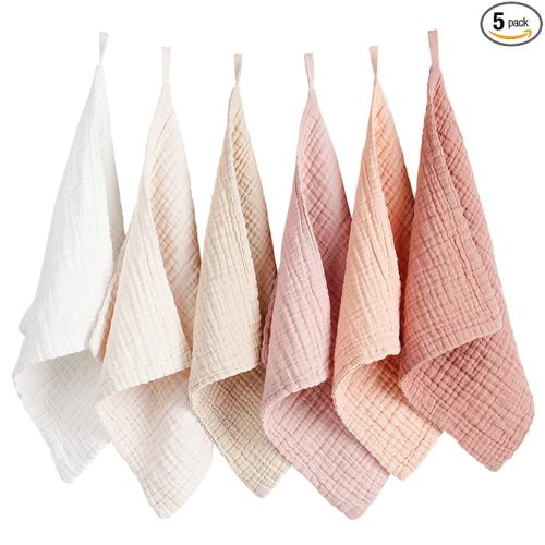 Konssy 6 Pack, Soft Wash Cloth
