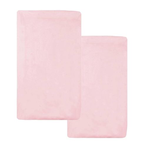 American Baby Company 15" x 33" Fitted Bassinet Sheet, 100% Natural Cotton Jersey Knit, Pink, Soft Breathable, for Girls, Pack of 2