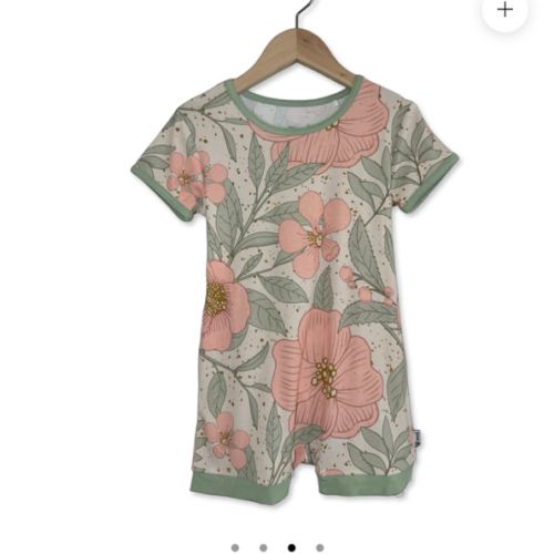 Petal Me Pink Shorty Romper