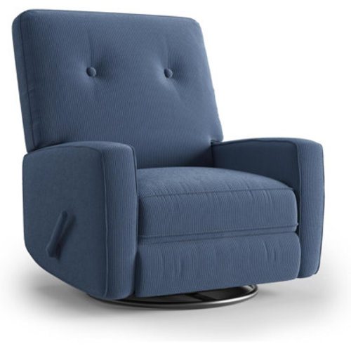 Latitude Run® 360° Swivel Rocker Recliner Glider Chair, Corduroy Nursery Chair for Small Spaces | Wayfair