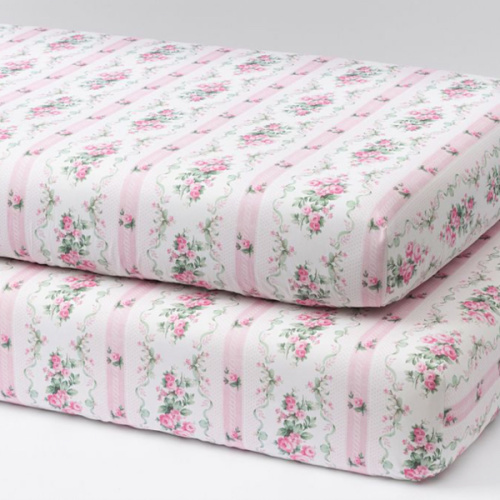 LoveShackFancy Dreamy Days Organic Cotton Crib Fitted Sheet