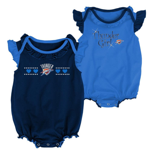 Oklahoma City Thunder Creeper 2 Pack Homecoming Bodysuit Set