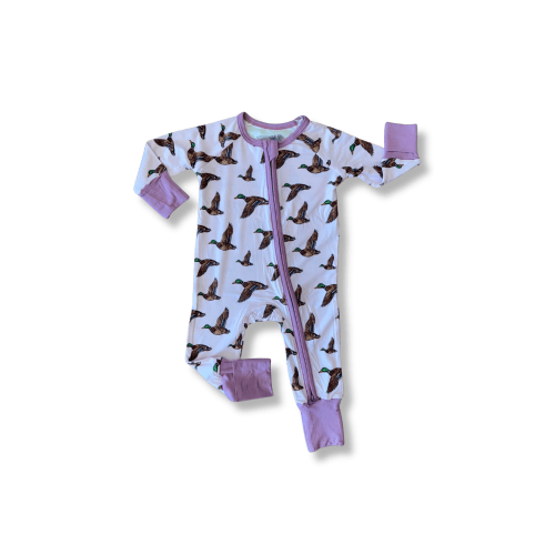 Mallard Montage Pink Zippy – TidalTots