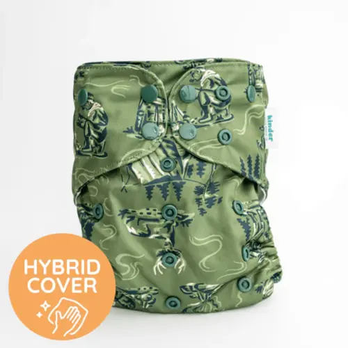 Essentials Hybrid Wipeable Diaper Cover in Prints