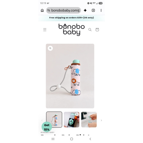 Portable Baby Bidet — Neoprene Pouch & 20ml Spritzer | Bonobo Baby