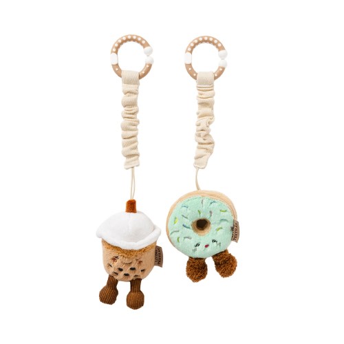 Living Textiles Mini Market Stroller Toys Donut & Boba Tea