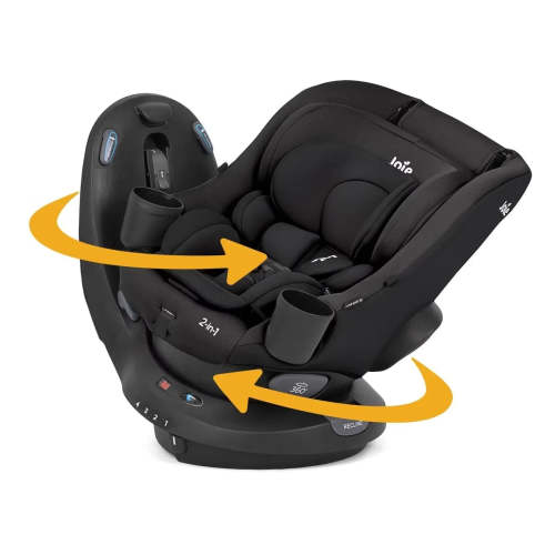 Joie Chili Spin SI Rotating 2-in-1 Convertible Car Seat - Shale