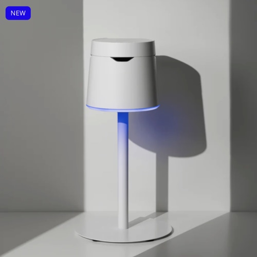 Carepod One Plus with Stand - Stainless Steel Humidifier with Mood Light
