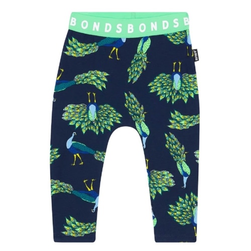 BONDS Stretchies Baby Leggings - Princess Peacock