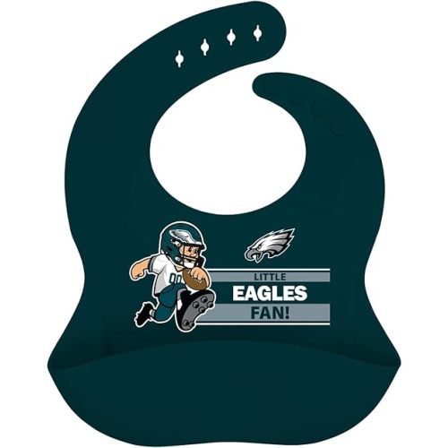 Baby Fanatic Philadelphia Eagles Silicone Bib
