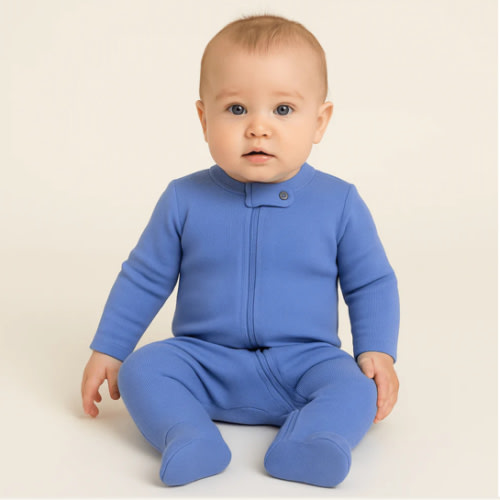 footie | periwinkle blue – Finn + Emma