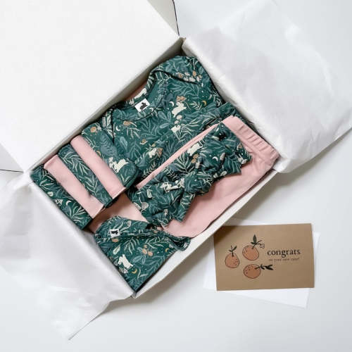 Bamboo Baby Capsule Gift Box - Twilight Grove & Rosewood | Little & Lively US