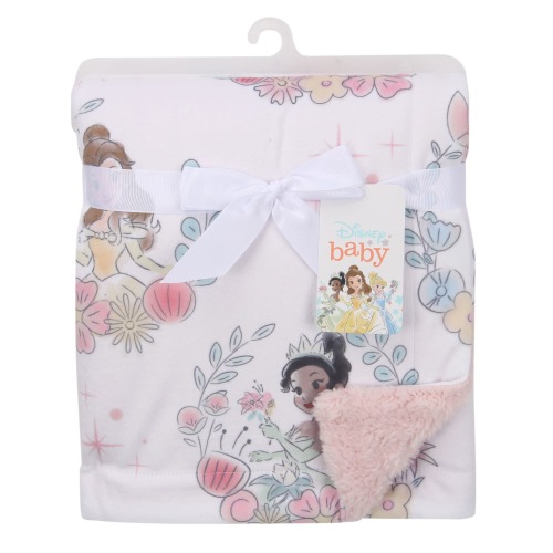 Lambs & Ivy Disney Princesses Baby Blanket - Ariel,Snow White,Cinderella,& more