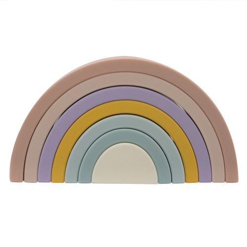 Playground Silicone 7-Piece Rainbow Stacker
