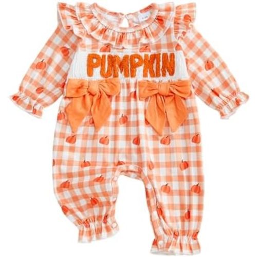Infant Newborn Baby Girl Halloween Clothes Santa Claus Long Sleeve Romper Jumpsuit Striped One Piece Outfit