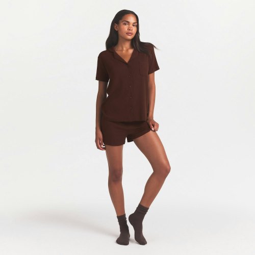 SOFT LOUNGE SHORT SLEEP SET | Large