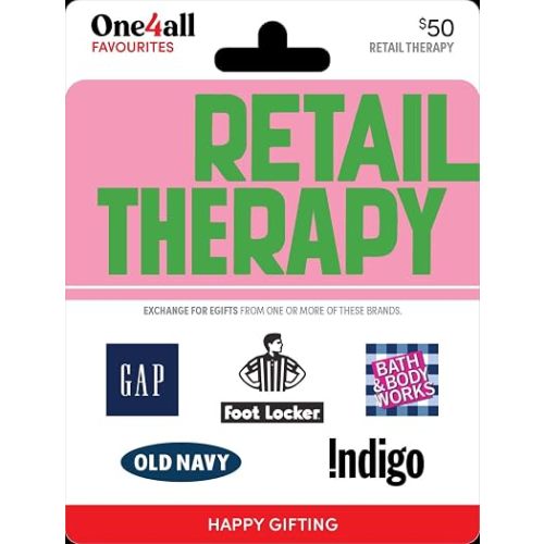 One4all Retail Therapy Physical Gift Card - $50