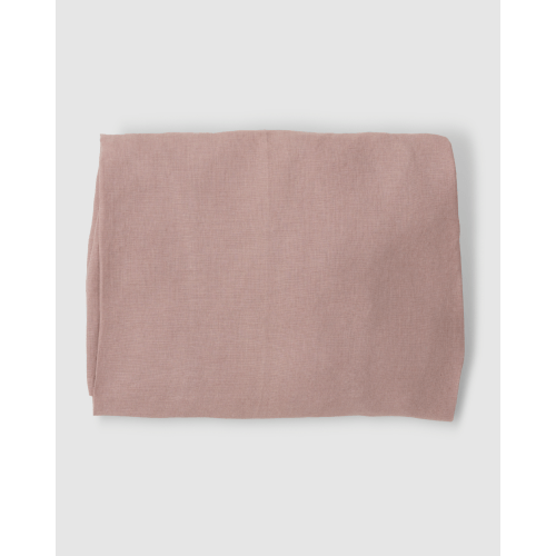 Dusty Pink Linen Baby Lounger Cover