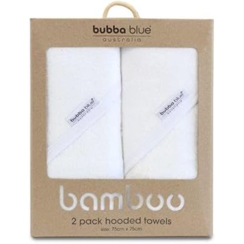Bubba Blue 2 PK Bamboo Hooded Towels