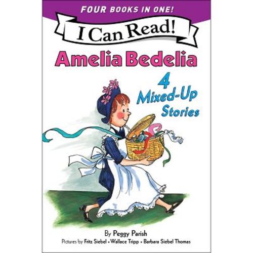 Amelia Bedelia 4 Mixed-Up Stories - (I Can Read Level 2) by Peggy Parish (Paperback)