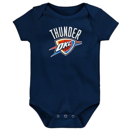 6-9M Oklahoma City Thunder Outerstuff Navy Primary Logo Creeper