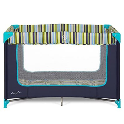 Dream On Me Zodiak Portable Playard, Compact for Travel, Carry Bag, Black