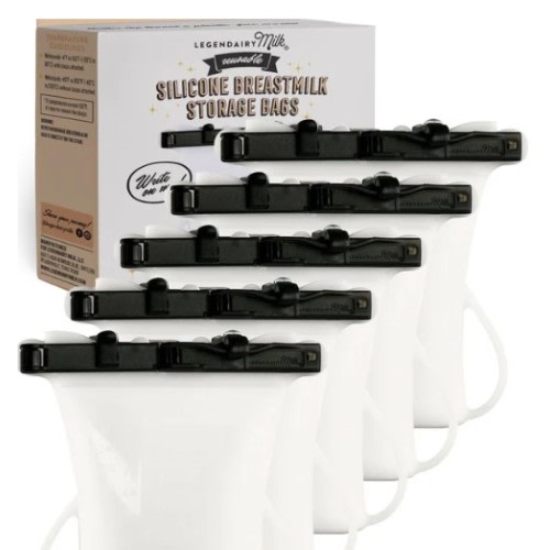 Reusable Silicone Breastmilk Storage Bags | Legendairy Milk