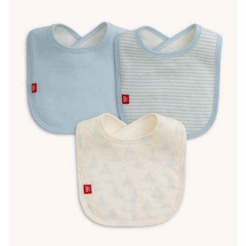 Blue Tiny Tides Bib 3 Pack