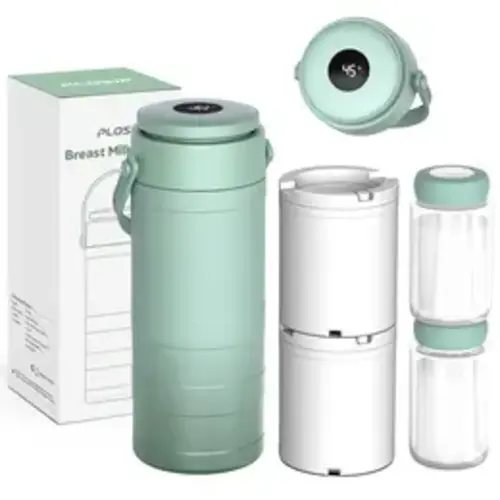 Outdoor Portable Digital Breastmilk Chiller with 2 BPA-Free Dual-Bottles, Temperature Display, 360° Surround Cooling Tube Technology, Freeze-Set Cooling, 22oz Large Capacity, 24h Milk Freshness for Breast Milk Storage - TikTok Shop